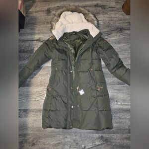 NWOT Ralph Lauren sherpa hooded size small jacket